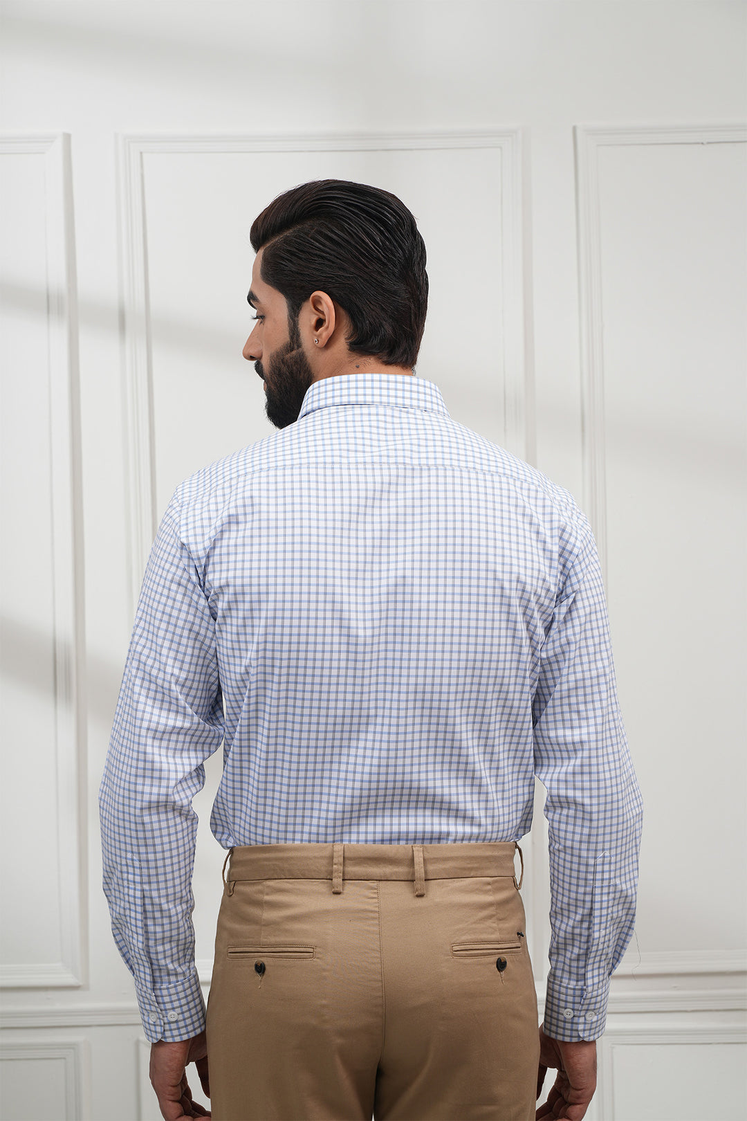 The Blue Check Smart Formal Shirt
