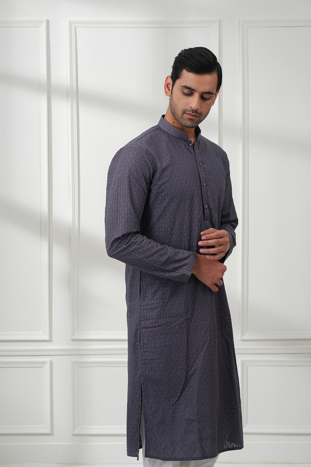 Chikankari Kurta With Trouser