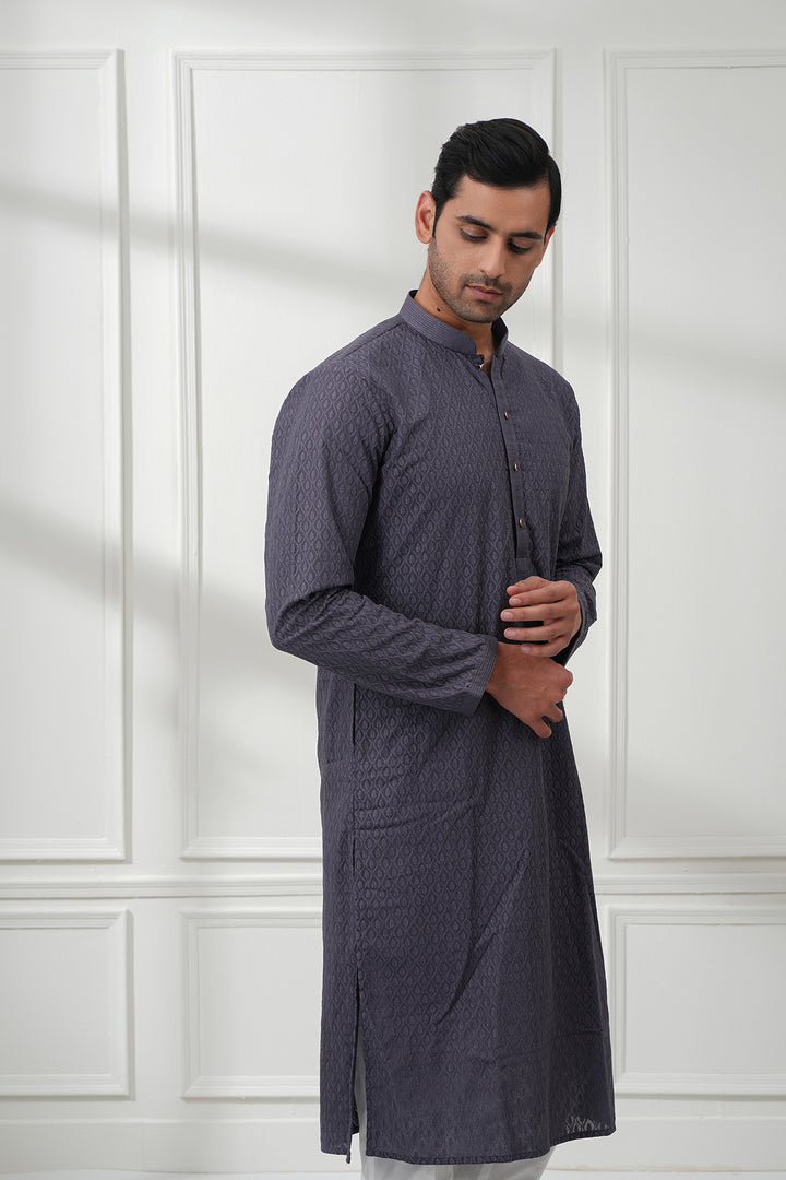Chikankari Kurta With Trouser