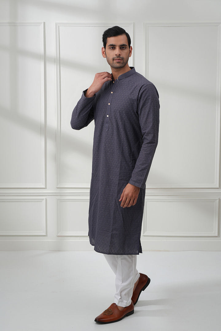 Chikankari Kurta With Trouser