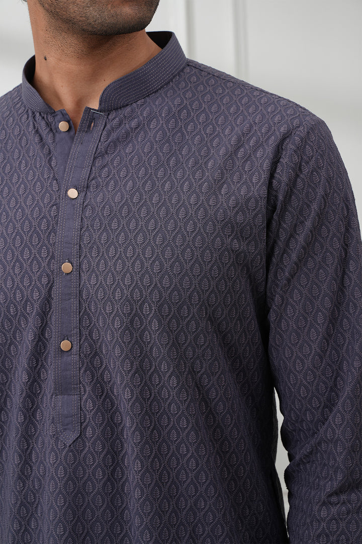 Chikankari Kurta With Trouser